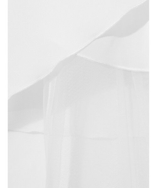 MIDIUMISOLID / ミディウミソリッド ミニ・ひざ丈スカート | MIDIUMISOLID for Ladies アシンメトリーティアードスカート | 詳細2