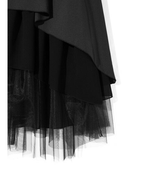 MIDIUMISOLID / ミディウミソリッド ミニ・ひざ丈スカート | MIDIUMISOLID for Ladies アシンメトリーティアードスカート | 詳細13