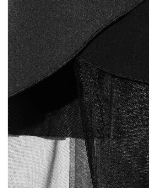 MIDIUMISOLID / ミディウミソリッド ミニ・ひざ丈スカート | MIDIUMISOLID for Ladies アシンメトリーティアードスカート | 詳細10