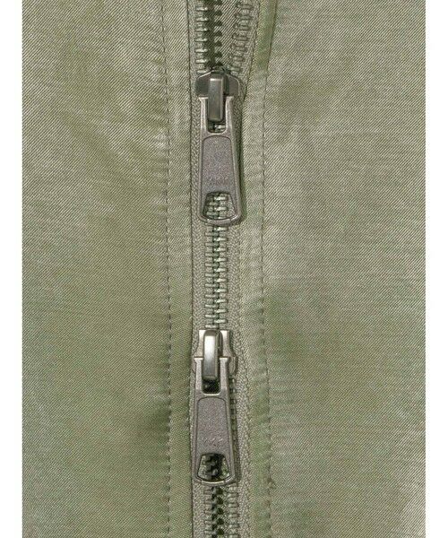 MIDIUMISOLID / ミディウミソリッド テーラードジャケット | MIDIUMISOLID Men’s ブリーチサテンMA-1 | 詳細3