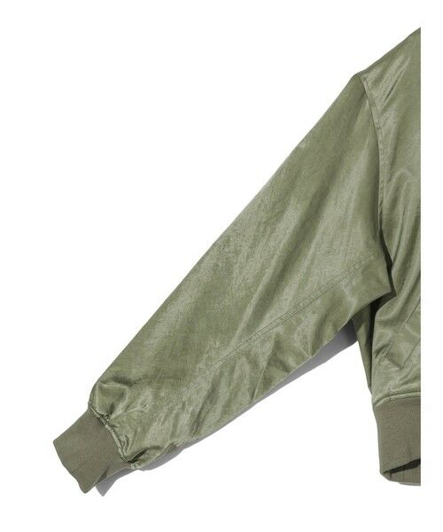 MIDIUMISOLID / ミディウミソリッド テーラードジャケット | MIDIUMISOLID Men’s ブリーチサテンMA-1 | 詳細4