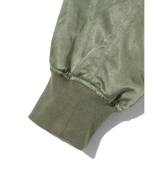 MIDIUMISOLID / ミディウミソリッド テーラードジャケット | MIDIUMISOLID Men’s ブリーチサテンMA-1 | 詳細5