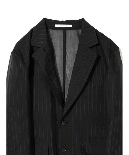 MIDIUMISOLID / ミディウミソリッド テーラードジャケット | MIDIUMISOLID Men’s シアーストライプジャケット | 詳細11