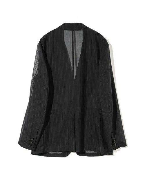 MIDIUMISOLID / ミディウミソリッド テーラードジャケット | MIDIUMISOLID Men’s シアーストライプジャケット | 詳細15