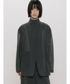 MIDIUMISOLID / ミディウミソリッド テーラードジャケット | MIDIUMISOLID for Ladies シースルージップジャケット