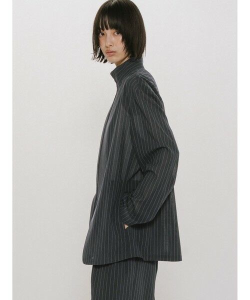 MIDIUMISOLID / ミディウミソリッド テーラードジャケット | MIDIUMISOLID for Ladies シースルージップジャケット | 詳細4