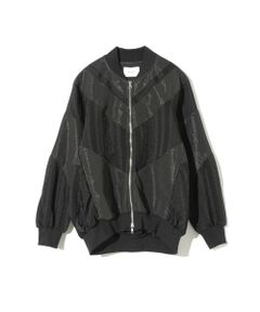 MIDIUMISOLID / ミディウミソリッド テーラードジャケット | MIDIUMISOLID for Ladies マテリアルミックスジャケット