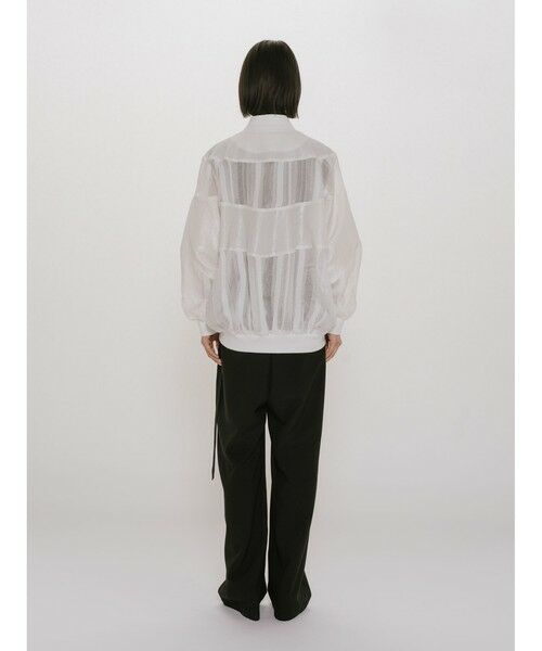 MIDIUMISOLID / ミディウミソリッド テーラードジャケット | MIDIUMISOLID for Ladies マテリアルミックスジャケット | 詳細9