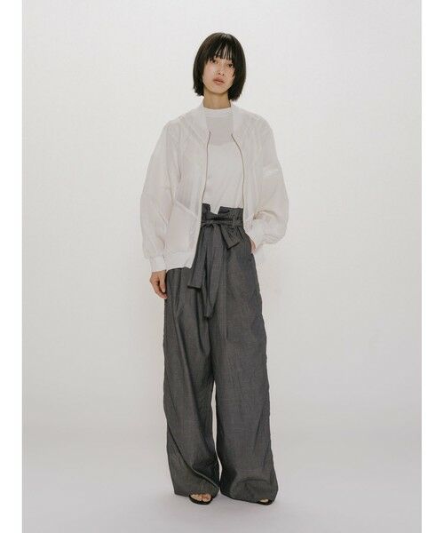 MIDIUMISOLID / ミディウミソリッド テーラードジャケット | MIDIUMISOLID for Ladies マテリアルミックスジャケット | 詳細10