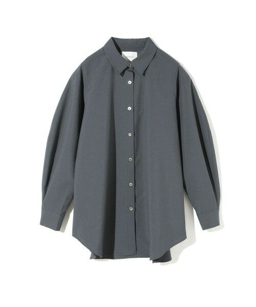 MIDIUMISOLID / ミディウミソリッド シャツ・ブラウス | MIDIUMISOLID for Ladies ボリュームスリーブシャツチュニック | 詳細2