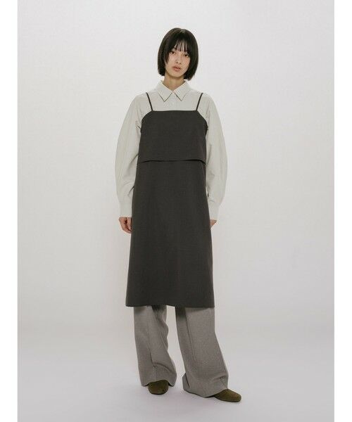 MIDIUMISOLID / ミディウミソリッド シャツ・ブラウス | MIDIUMISOLID for Ladies ボリュームスリーブシャツチュニック | 詳細17