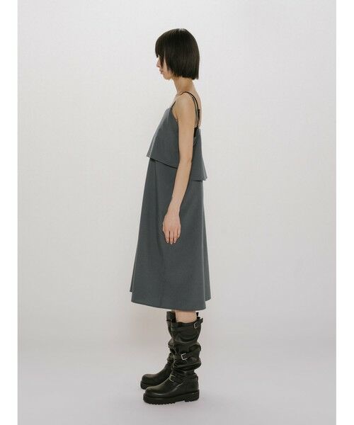 MIDIUMISOLID / ミディウミソリッド ドレス | MIDIUMISOLID for Ladies レイヤードキャミソールワンピース | 詳細11