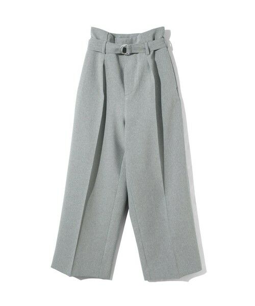 MIDIUMISOLID / ミディウミソリッド その他パンツ | MIDIUMISOLID for Ladies ベルト付きスラックス | 詳細1