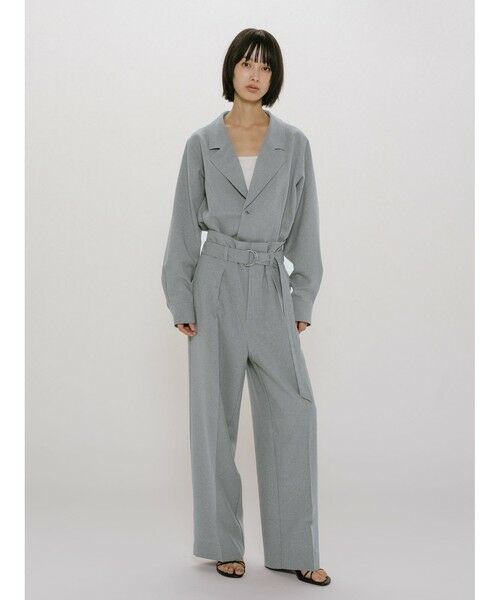 MIDIUMISOLID / ミディウミソリッド その他パンツ | MIDIUMISOLID for Ladies ベルト付きスラックス | 詳細10