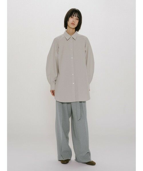 MIDIUMISOLID / ミディウミソリッド その他パンツ | MIDIUMISOLID for Ladies ベルト付きスラックス | 詳細11