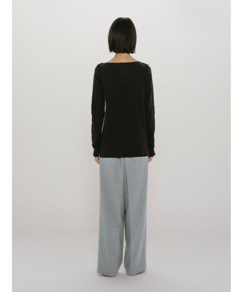 MIDIUMISOLID / ミディウミソリッド その他パンツ | MIDIUMISOLID for Ladies ベルト付きスラックス | 詳細4