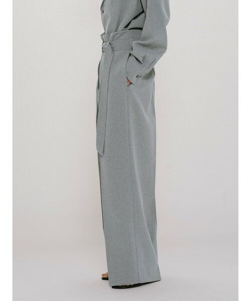 MIDIUMISOLID / ミディウミソリッド その他パンツ | MIDIUMISOLID for Ladies ベルト付きスラックス | 詳細7