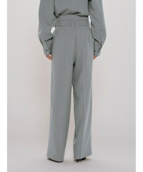 MIDIUMISOLID / ミディウミソリッド その他パンツ | MIDIUMISOLID for Ladies ベルト付きスラックス | 詳細8