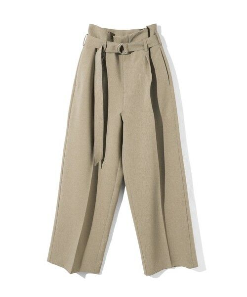 MIDIUMISOLID / ミディウミソリッド その他パンツ | MIDIUMISOLID for Ladies ベルト付きスラックス | 詳細14