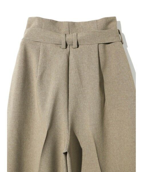 MIDIUMISOLID / ミディウミソリッド その他パンツ | MIDIUMISOLID for Ladies ベルト付きスラックス | 詳細20