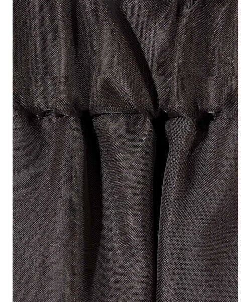 MIDIUMISOLID / ミディウミソリッド ミニ・ひざ丈スカート | MIDIUMISOLID for Ladies シアーロングバルーンスカート | 詳細13