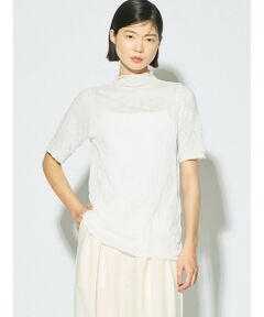 MIDIUMISOLID / ミディウミソリッド カットソー | MIDIUMISOLID for Ladies シースルーハイネックスリーブインナー