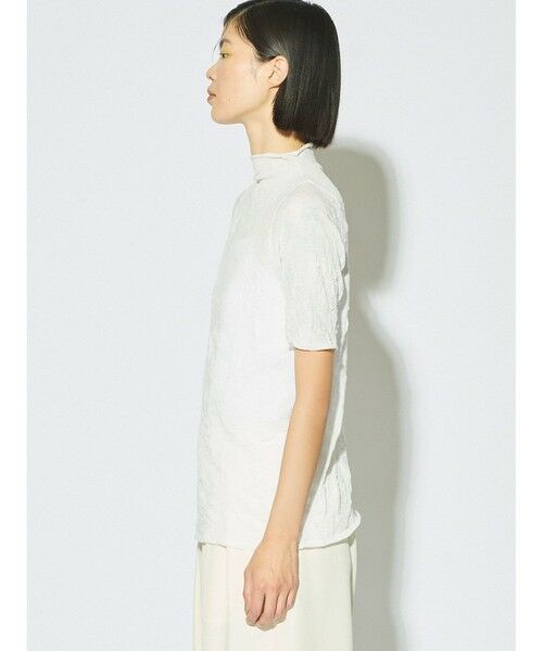 MIDIUMISOLID / ミディウミソリッド カットソー | MIDIUMISOLID for Ladies シースルーハイネックスリーブインナー | 詳細7