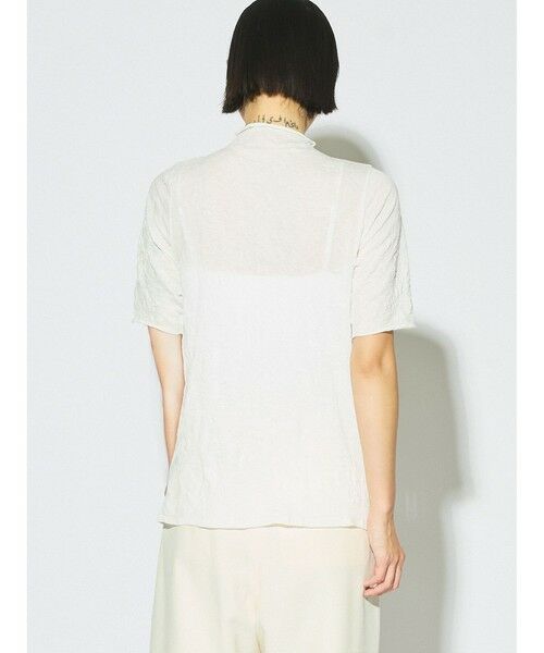 MIDIUMISOLID / ミディウミソリッド カットソー | MIDIUMISOLID for Ladies シースルーハイネックスリーブインナー | 詳細8