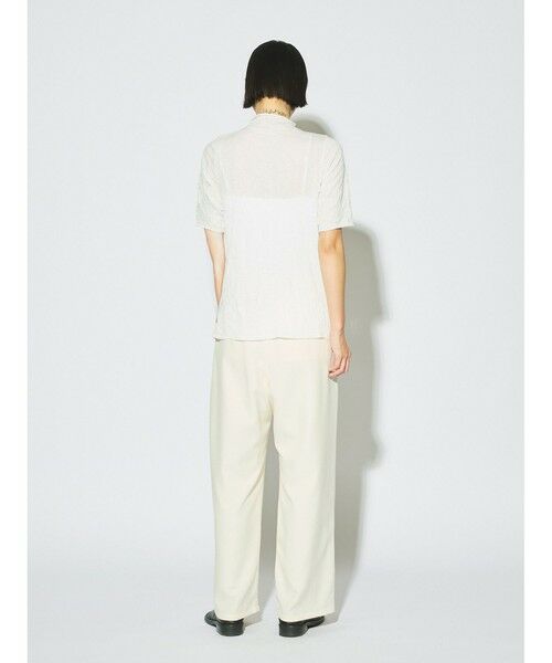 MIDIUMISOLID / ミディウミソリッド カットソー | MIDIUMISOLID for Ladies シースルーハイネックスリーブインナー | 詳細10