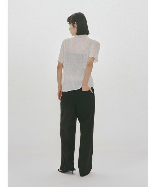 MIDIUMISOLID / ミディウミソリッド カットソー | MIDIUMISOLID for Ladies シースルーハイネックスリーブインナー | 詳細11