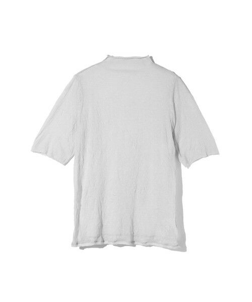 MIDIUMISOLID / ミディウミソリッド カットソー | MIDIUMISOLID for Ladies シースルーハイネックスリーブインナー（ライトグレー(color90)）