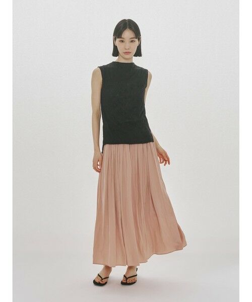 MIDIUMISOLID / ミディウミソリッド カットソー | MIDIUMISOLID for Ladies シースルーハイネックノースリーブインナー | 詳細15