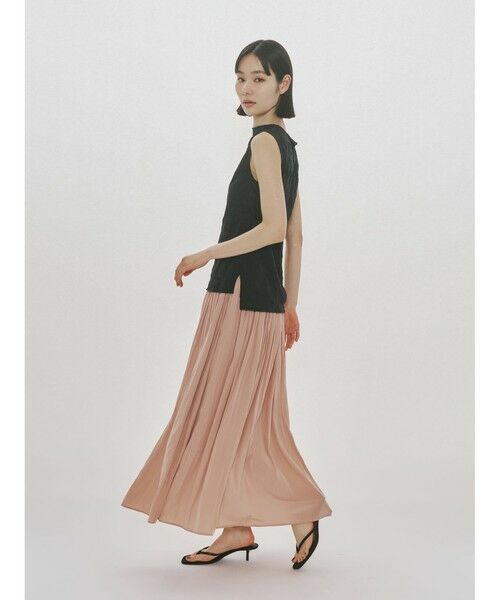 MIDIUMISOLID / ミディウミソリッド カットソー | MIDIUMISOLID for Ladies シースルーハイネックノースリーブインナー | 詳細16