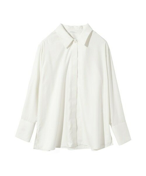 MIDIUMISOLID / ミディウミソリッド シャツ・ブラウス | MIDIUMISOLID for Ladies リラックスロングカフスシャツ | 詳細2