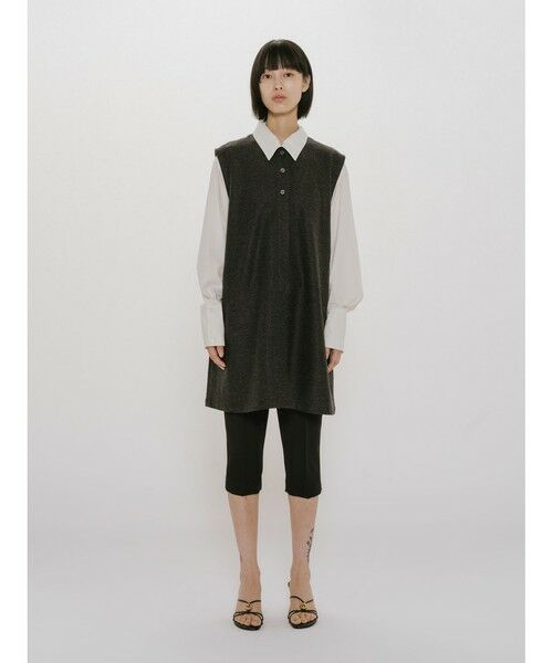 MIDIUMISOLID / ミディウミソリッド シャツ・ブラウス | MIDIUMISOLID for Ladies リラックスロングカフスシャツ | 詳細12