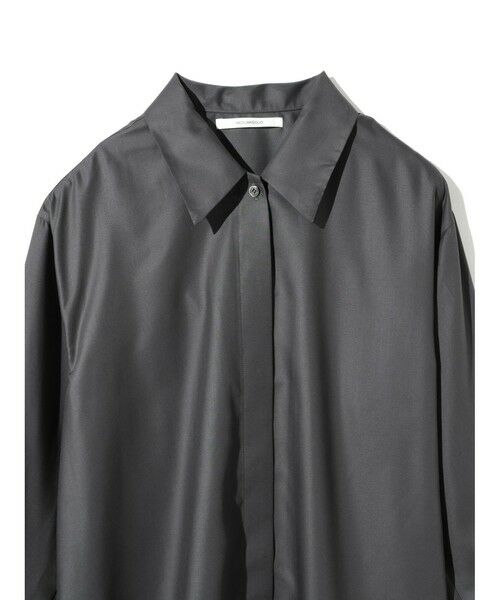 MIDIUMISOLID / ミディウミソリッド シャツ・ブラウス | MIDIUMISOLID for Ladies リラックスロングカフスシャツ | 詳細17