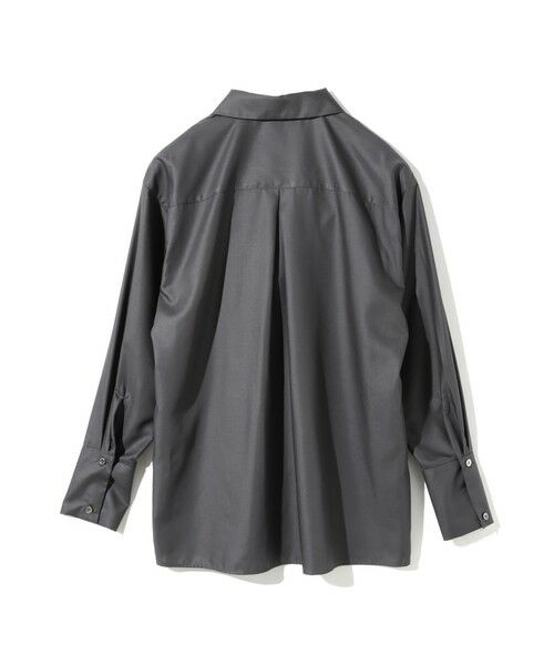 MIDIUMISOLID / ミディウミソリッド シャツ・ブラウス | MIDIUMISOLID for Ladies リラックスロングカフスシャツ | 詳細21