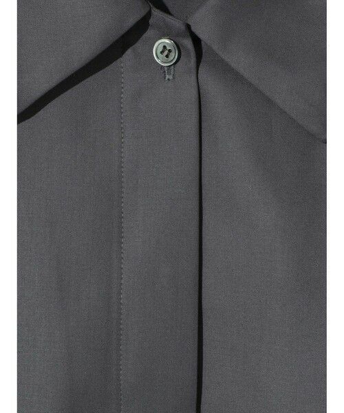 MIDIUMISOLID / ミディウミソリッド シャツ・ブラウス | MIDIUMISOLID for Ladies リラックスロングカフスシャツ | 詳細14