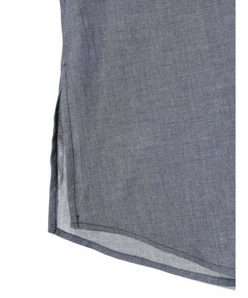 MIDIUMISOLID / ミディウミソリッド シャツ・ブラウス | MIDIUMISOLID for Ladies シアーデニムオープンカラーシャツ | 詳細13