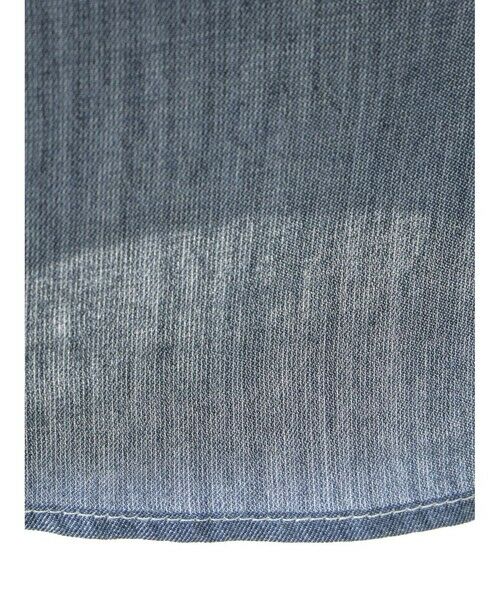 MIDIUMISOLID / ミディウミソリッド シャツ・ブラウス | MIDIUMISOLID for Ladies シアーデニムオープンカラーシャツ(BLEACH) | 詳細16