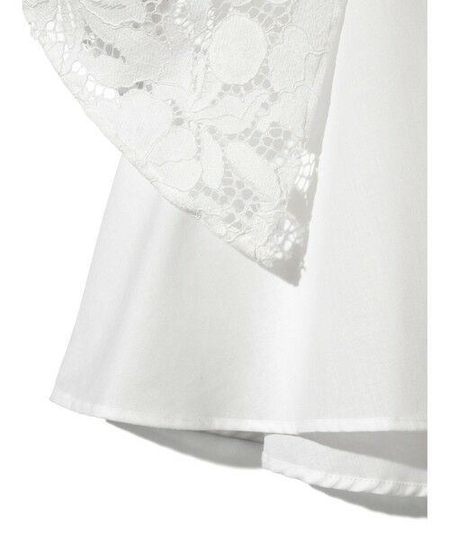 MIDIUMISOLID / ミディウミソリッド シャツ・ブラウス | MIDIUMISOLID for Ladies レースフレアブラウス | 詳細11