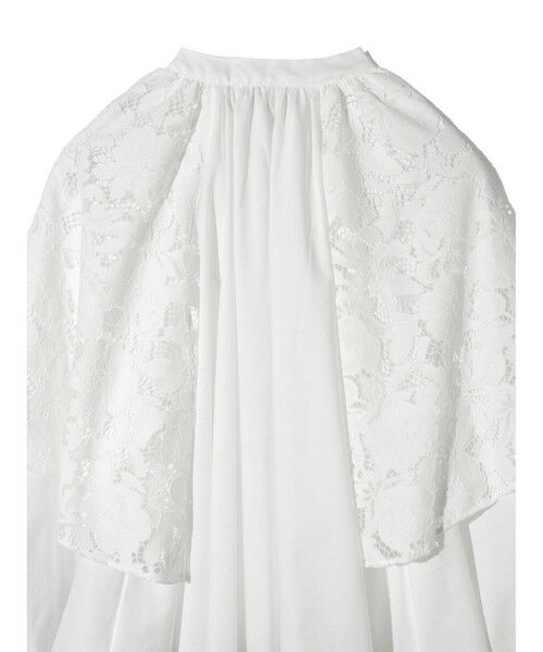 MIDIUMISOLID / ミディウミソリッド シャツ・ブラウス | MIDIUMISOLID for Ladies レースフレアブラウス | 詳細13