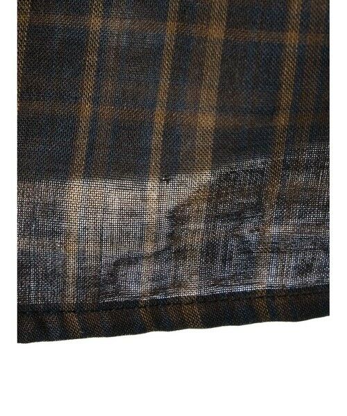 MIDIUMISOLID / ミディウミソリッド シャツ・ブラウス | MIDIUMISOLID for Ladies チェックビッグフリルカラーブラウス | 詳細8