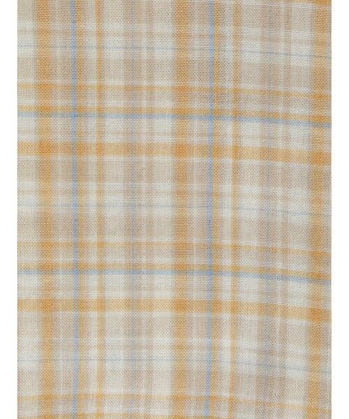 MIDIUMISOLID / ミディウミソリッド シャツ・ブラウス | MIDIUMISOLID for Ladies チェックビッグフリルカラーブラウス | 詳細10