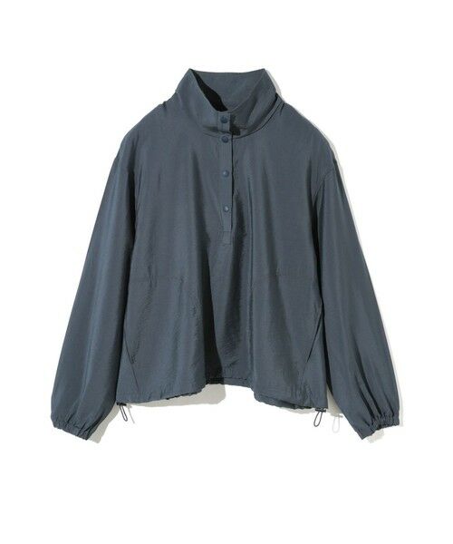 MIDIUMISOLID / ミディウミソリッド カットソー | MIDIUMISOLID for Ladies ポプリンアノラックプルオーバー（ネイビー(color77)）