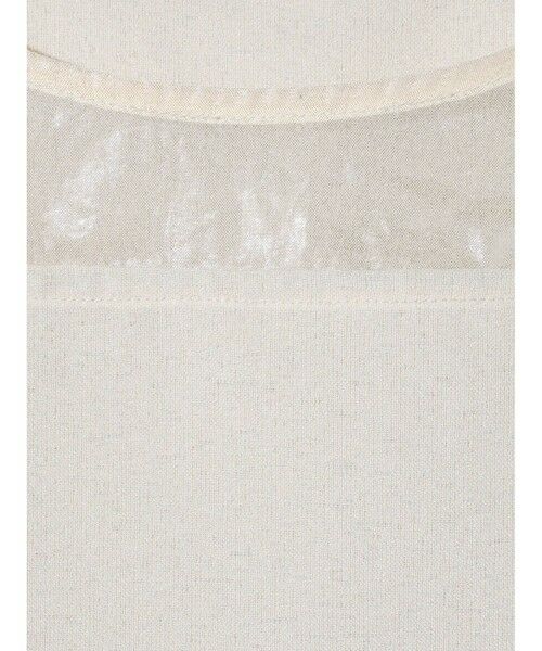 MIDIUMISOLID / ミディウミソリッド ロング・マキシ丈ワンピース | MIDIUMISOLID for Ladies 箔プリントオーガンジーノースリーブワンピース | 詳細1