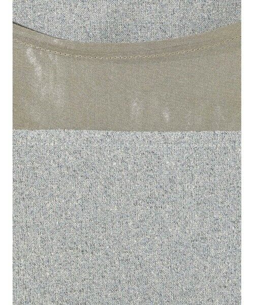 MIDIUMISOLID / ミディウミソリッド ロング・マキシ丈ワンピース | MIDIUMISOLID for Ladies 箔プリントオーガンジーノースリーブワンピース | 詳細3