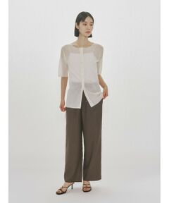 MIDIUMISOLID / ミディウミソリッド その他パンツ | MIDIUMISOLID for Ladies ストレートイージーパンツ