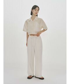 MIDIUMISOLID / ミディウミソリッド その他パンツ | MIDIUMISOLID for Ladies ストレートイージーパンツ
