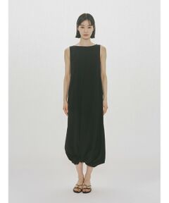 MIDIUMISOLID / ミディウミソリッド ロング・マキシ丈ワンピース | MIDIUMISOLID for Ladies ジャージツイストヘムワンピース